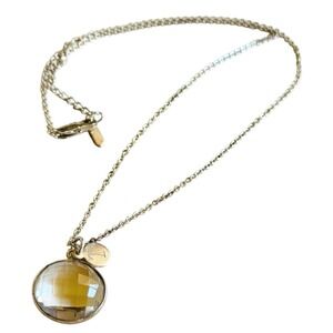 HDM Crystal initial T Necklace collar rare India Sterling Silver .925 chain 20"